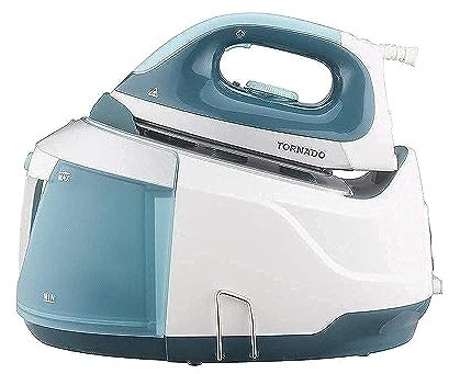 Tornado TSS-2400D Centrale Vapeur 2400W, RÉSERVOIR 1,8L, Semelle CÉRAMIQUE, DÉBIT Vapeur 280G/MIN, Turquoise/Blanc