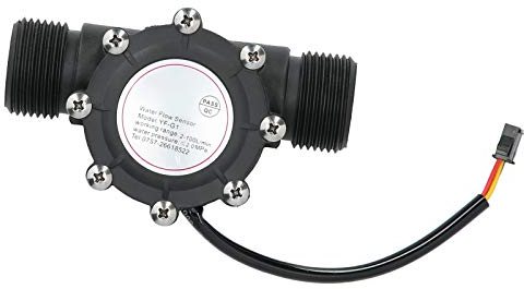 Wasserdurchflusssensor Durchflusssensor Wasserdurchflussmesser Zähler Hallmesser Durchflussmesserzähler Wasserdurchfluss-Hall-Sensor G1 im Außengewinde Schwimmbad DC324V1-100L/min