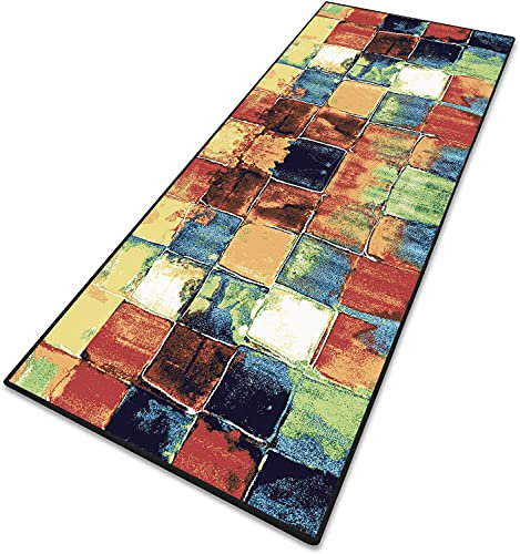 MENGH Tapis de Sol Cuisine Lavable Antidérapant Surface Douce 3D Tapis Couloir Grand pour Cuisine, Couloir, Passage, Chambre - 40x220cm