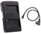 COLBOR VAP1+VC50 NP-F to V-Mount battery Adapter Converter Plate VAP1 and D-Tap to Type-C Cable VC50, NP-F 550 750 970 Battery Power Adapter with Cable for COLBOR CL60/CL100X Series Video Lights