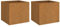 Jardinières 2 pcs 32x30x29 cm acier corten