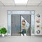 Magnetic Fly Screen, 155x240cm Large Magnet Patio Panel Door Anti Mosquito Fly Mesh Curtain, Fly Screen Keep Flying Bugs and Pests Out(Black)