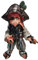 Youding Statue naine de jardin, décoration de nains de jardin d'horreur – Accessoire de sculpture d'Halloween pour la maison, la terrasse et le jardin