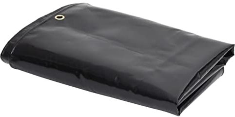 INLIFE Abdeckplane 650 g/m² 2x3 m Schwarz,4.8kg,151349