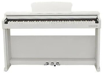 CHASE CDP357 Grand Digital Electric Piano in Wooden Cabinet in White