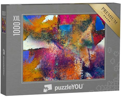 Puzzle 1000 Teile XXL „Abstrakte Kunst: Fragment des Kunstwerks“