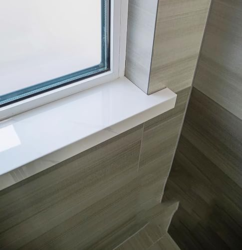 SRNSAEB Fensterbank Dekorative wasserdichte Fensterbankabdeckung mit Nase, robuste Fensterbank-Abdeckung für Erkerfenster, individuelle Größe (Color : 2# W 25cm/9.8in, Size : L 220cm/87in)