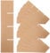 6Pcs Cardboard Box Dividers for Glassware, Dish Packing Moving Box Inserts, Glass Dividers for Kitchen Utensils, Fragile Item Protection for Moving and Storage