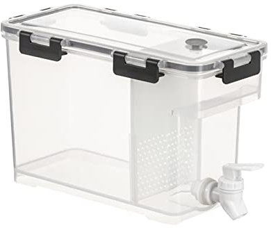 Contenitore per bevande – dispenser per bevande, caldaia fredda da campeggio, portatile, con rubinetto e filtro integrato, porta rinfrescante, stagionale, per bevande fredde