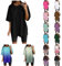 Generisch Tshirt Damen Oversize Sportshirt Kurzarm Blusen Sommer Lockere Oberteile Funktionsshirt Tunika Locker mit Schlitzen Tee Shirts Bluse