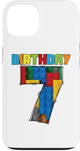 iPhone 13 7 Year Old Blocks Building Master Builder 7th Birthday Boy Case