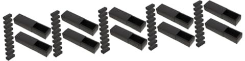 Beavorty 5 Sätze Verpackung Für Ätherische Öle Storage Boxes Aufbwahrungs-box Party-lippenstifttaschen Kleine Schachteln Für Lippenstift Geschenkboxen Für Lippenstift Black 12 Stück * 5