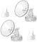 MOOMentaneous 28mm Wide Mouth Flange and Duckbill Valve Compatible with Spectra S1/S2 and 9 Plus Not Original Spectra Pump Parts Replacement