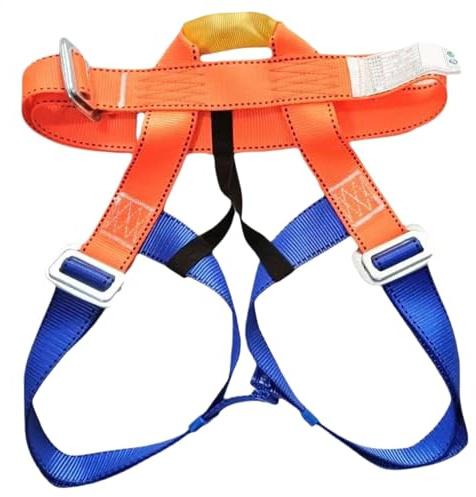 für Herren – Sicherheitsgeschirr Baumklettergurt | Kletterausrüstung Abseil-Sicherheitsgurt | Polyester dick bequem Herren Bergsteigen Geschirr mit Ausrüstung für Dachkonstruktion