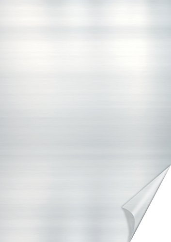 HEYDA Alu-Bastelfolie, (B)500 x (L)780 mm, silber/silber VE = 1
