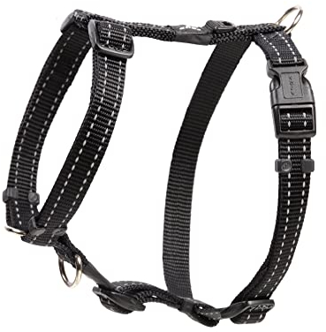 ROGZ SJ11-A Utility Hundegeschirr/Snake, M, schwarz