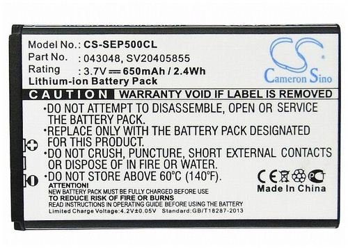 Battery for Swissvoice ePure fulleco DUO 043048 SV20405855 3.7V 650mAh