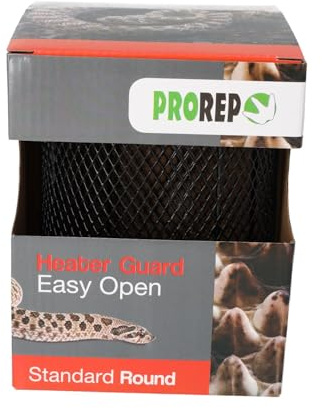 ProRep Heater Guard Standard Round | Easy Open | Reptile Enclosure Accessories | Lamp Guard | Standard Round