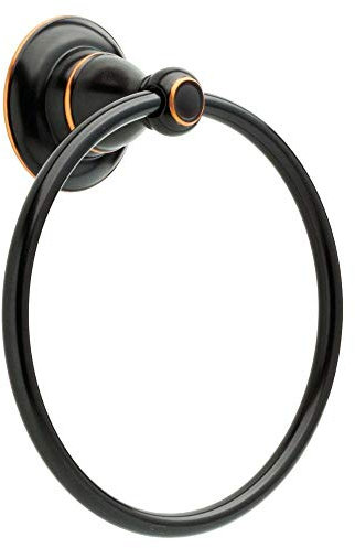 Delta Porter Oil Rubbed Bronze Towel Ring Die Cast Zinc