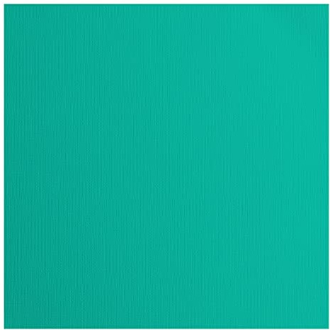 Vaessen Creative Florence Cardstock Papier, Grün, Türkis, 216 Gramm/m², Quadratisch, 30,5 x 30,5 cm, 20 Stück, Textur, für Scrapbooking, Kartenherstellung, Stanzen und andere Papierbasteleien