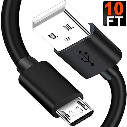 3M Long PS4 Controller Charger Cord for Xbox One,Micro USB Cable for Xbox One S/X Slim Elite,Dualshock 4 Data Wire PS4 Charging Cable for Sony Playstation 4 Pro Wireless Console Games 10FT 3 M