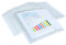 Rapesco 1496 Dokumentenmappe mit Druckknopf, A4+, Transparent, 20 Stück