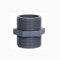 ZDX-GJZJ, 1pcs 1/2 3/4 1 1-1/4 1-1/2 BSP Filetage mâle Hex Nipple Union PVC Gris Tuyau Adaptateur Raccord Coupler Eau Connecteur bsp (Size : 1)