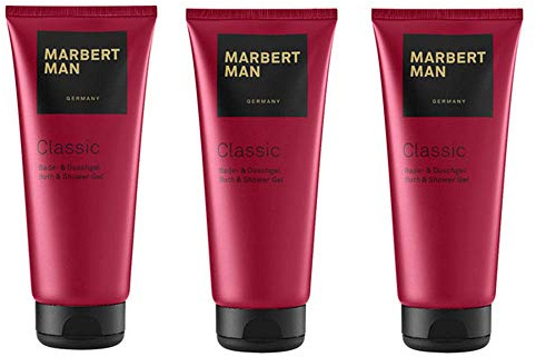 Marbert Man Classic Bade- & Duschgel, 3 x 200ml