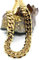Lifetime Bling - Chaîne à maillons cubains en or 18 carats 11 mm pour homme/femme, taille diamant lourd avec fermoir épais solide Hip Hop, Or, Diamant