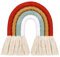 follwer0 Regenbogen Traumfänger Makramee kinderzimmer Wandbehang Wandteppich Dekorationen Für Babyzimmer Dreamcatcher makramee wandteppich Wandkunst Quaste Baumwolle Deko