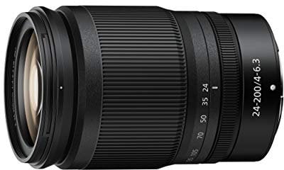 Nikon Nikkor Z 24-200mm f/4-6.3 VR, Teleobiettivo Zoom Ultracompatto a Pieno Formato, Trattamento Arneo e al Fluoro, Adatto a Filmati, Nero [Nital Card: 4 Anni]