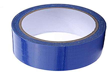 Gewebeklebeband, 10 m lang, 2 cm breit, Gaffer-Klebeband, wasserdicht, Mehrzweck-Klebeband für Reparaturen (2 Stück, blau)