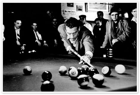 Paul Newman - Haie der Großstadt Poster 30 x 20 cm Schwarz-Weiß Schwarz-Weiß Fotografie Wanddeko