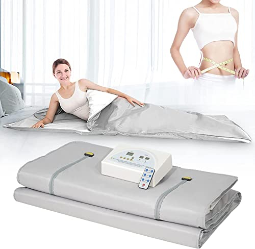 Do-Electr Manta de Sauna de Infrarrojos de Oxford con Cremallera Manta de Vapor FIR con Control Remoto Dispositivo de Belleza Profesional de desintoxicación