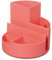 MAUL Schreibtisch Organizer MAULrundbox Ø14x12,5cm | Organizer mit 6 Fächern | Stiftehalter für Stifte, Marker und Schere | Stifte Organizer für Büro und Schreibtisch | Touch of Rose