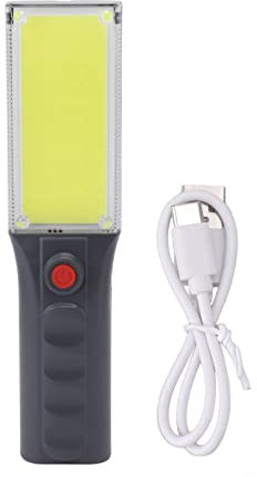 LED-Arbeitsleuchte, Weißes Licht, COB-LED-Perlen, Wiederaufladbar über USB, Starke Magnetische Adsorption, Haken-Design, LED-Licht, für Reparatur, Notfall, Werkstatt