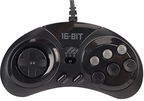 VBESTLIFE Für Gamepad Controller, 9Pin 16bit Game Controller 6 Tasten Gamepad Für Spiel Maschine