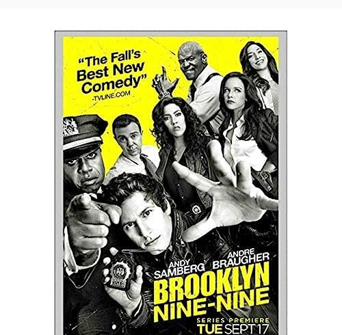 Poster Brooklyn Nine Nine Poster, Vintage-Tv-Show-Poster, Wandkunst, Bilder, Leinwandgemälde, Heimdekoration 50X70Cm Kein Rahmen