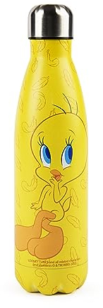 Excelsa Tweety Bottiglia Termica, 50 Cl., Gialla, Acciao INOX