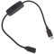 Haiki Micro USB Cable With Button Switch Micro USB 5P Male Female Extension Power Cord For Low Power Devices Micro USB Cable With Switch