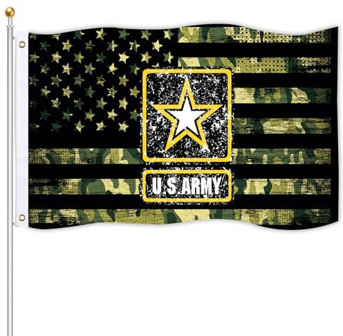 US-Armee-Flagge, 90 x 152 cm, schwarz, Militärflaggen, doppelseitiger Druck, langlebige Qualität, Dekoration, für Innen- und Außenbereich