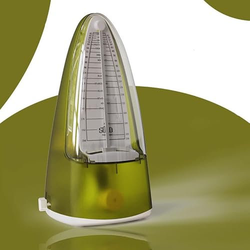 Mechanisches Metronom, Universelles Metronom FüR Klavier, Gitarre, Violine, Schlagzeug Und Andere Instrumente, Auch FüR Kinder Und AnfäNger Einfach Zu Bedienen,Yellow