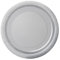Trimming Shop Piatti da dessert rotondi resistenti da 18 cm, colore argento, confezione da 8, per barbecue, matrimoni, anniversari, compleanni, occasioni multiuso