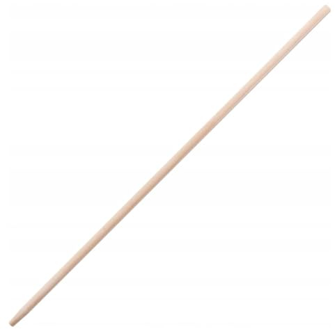 Laubrechenstiel ∅ 28mm (130 cm) Holzstiel Gerätestiel aus Holz, Werkzeugstiel, Stiel für Besen oder Gartengeräte, Besenstiel für Garten oder Zuhause, 130cm Besenstiel Gerätestiel ohne Gewinde ∅ 28mm