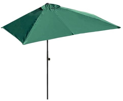 SHCHNA Parasol Exterieur Terrasse Demi-Parapluie De Patio, Demi-Parapluie D'extérieur, Rectangulaire, pour Jardin, sans Base Parasol Balcon Parasol de Jardin(Grün)