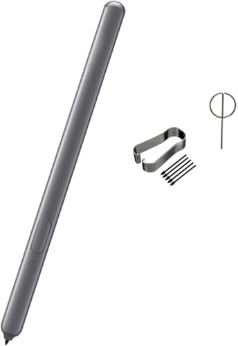 Tab S6 S Pen Stylet de Rechange pour Samsung Galaxy Tab S6 Stylet + Pointes avec Broche d'éjection Gris Montagne(sansBluetooth)