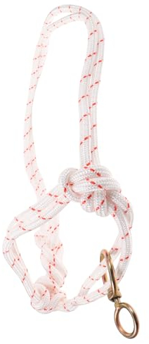 VANZACK 3St Bullenzaum Wadenhalfter Kuh Schlüsselband Kuhversorgung Rinderhaltehalfter Hackamore für Pferde Kuhhalfter Rinderhalfter Halfter für Rinder Halfter für Kühe Nylon Weiß