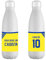 Mookase Botella Personalizada del Cadiz con Nombre - Botella del Cadiz - Botella de Acero Inoxidable 700 ml- Botellas Equipo de Futbol - Regalo Original - Botella para niña y niño
