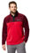 Columbia Steens Mountain Half Snap 2, Pile Pull Over, Mtn Red, Rich Wine, Nero, XXL