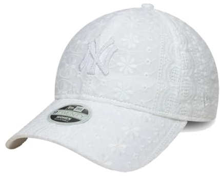 New Era NEW YORK Yankees Womens MLB Broderie White 9TWENTY